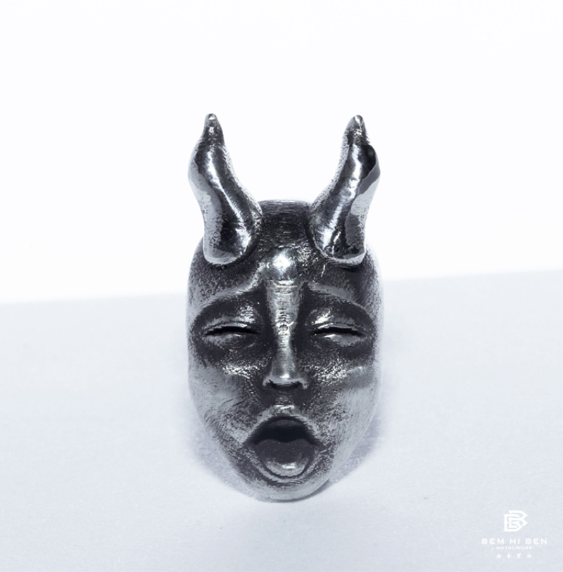 Wholesale Prajna Mask Alloy Earrings